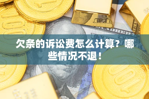 武汉欠条的诉讼费怎么计算?哪些情况不退! 武汉欠条的诉讼费怎么计算?哪些情况不退!