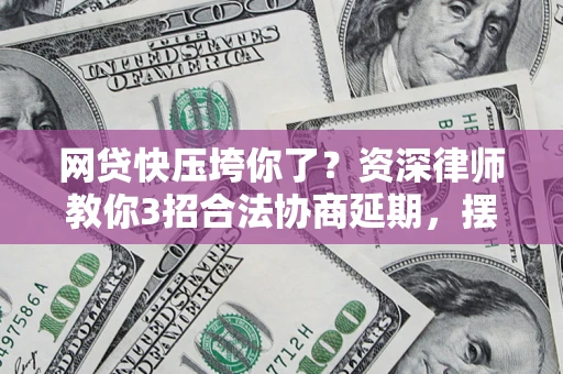 武汉网贷快压垮你了？资深律师教你3招合法协商延期，摆脱暴力催收！