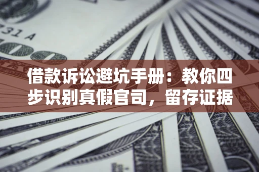 武汉借款诉讼避坑手册：教你四步识别真假官司，留存证据不踩雷
