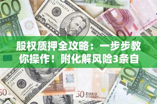 武汉股权质押全攻略：一步步教你操作！附化解风险3条自救法则