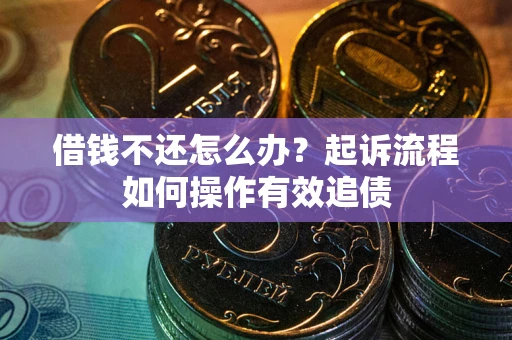 武汉借钱不还怎么办？起诉流程如何操作有效追债