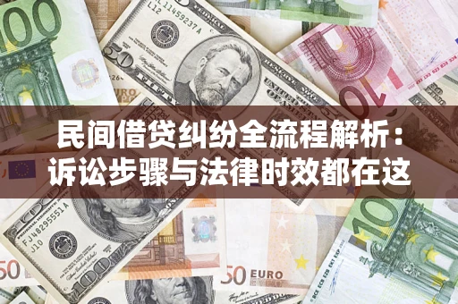 武汉民间借贷纠纷全流程解析：诉讼步骤与法律时效都在这儿了