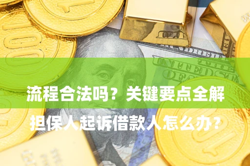 武汉

担保人起诉借款人怎么办？流程合法吗？关键要点全解析