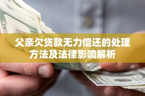 武汉父亲欠贷款无力偿还的处理方法及法律影响解析